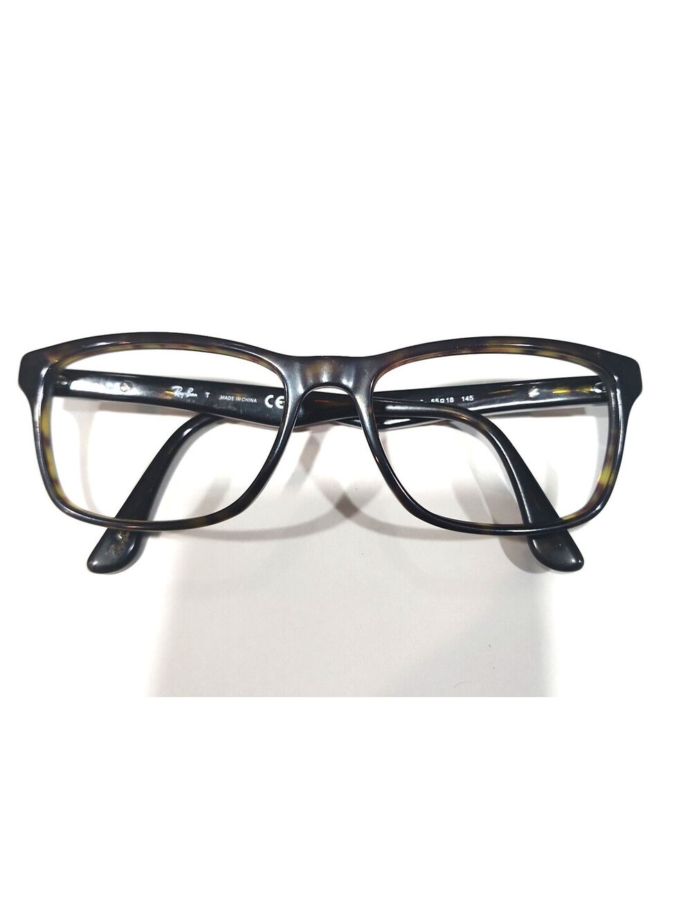 Ray Ban RB5279 2012 Parts Wide Arms Tortoise Square Eyeglasses 55-18 145